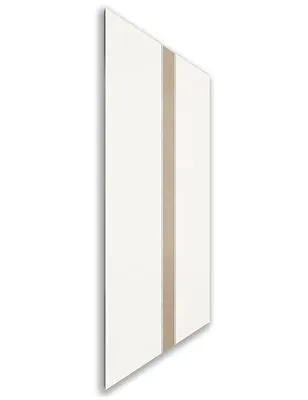 Holzschiebetür Nur Türblatt - Eiche und Weiss Model 1030