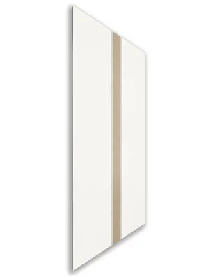 Holzschiebetür Nur Türblatt - Eiche und Weiss Model 1030