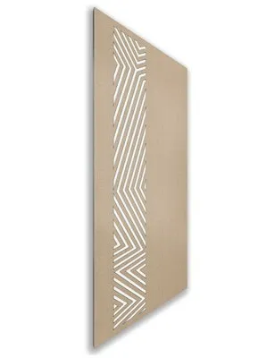 Holzschiebetür Nur Türblatt - Eiche und Weiss Model 1070