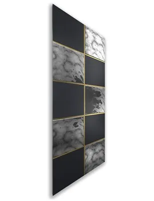 Holzschiebetür Nur Türblatt - Hell - Dunkel-Mix Model 1029