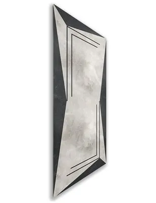 Holzschiebetür Nur Türblatt - Hell - Dunkel-Mix Model 1065