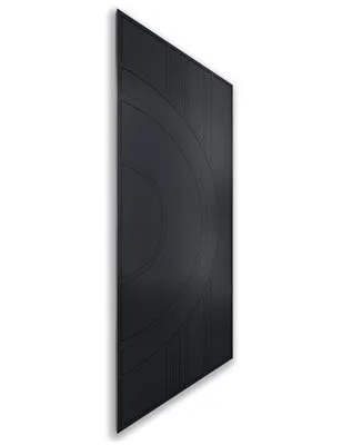 Holzschiebetür Nur Türblatt - Schwarz Model 1035