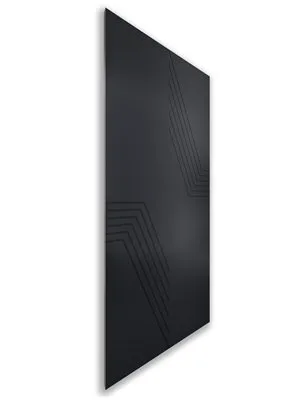 Holzschiebetür Nur Türblatt - Schwarz Model 1060