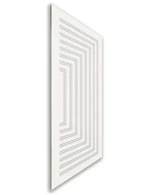 Holzschiebetür Nur Türblatt - Weiss Model 1001