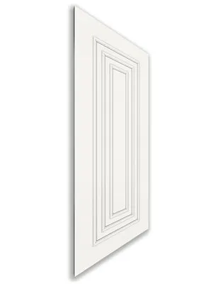 Holzschiebetür Nur Türblatt - Weiss Model 1002