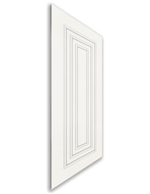 Holzschiebetür Nur Türblatt - Weiss  Model 1002