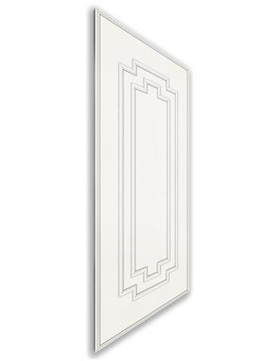 Holzschiebetür Nur Türblatt - Weiss  Model 1003