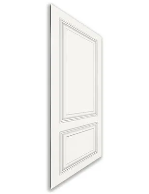 Holzschiebetür Nur Türblatt - Weiss Model 1004