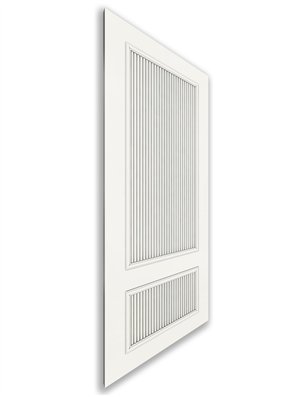 Holzschiebetür Nur Türblatt - Weiss  Model 1006