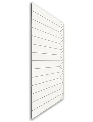 Holzschiebetür Nur Türblatt - Weiss Model 1007