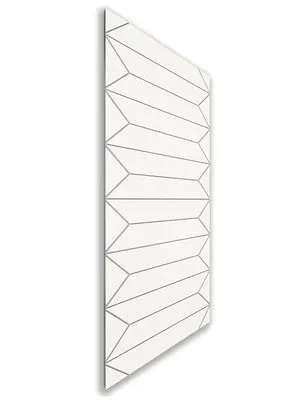 Holzschiebetür Nur Türblatt - Weiss Model 1008