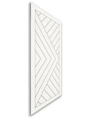 Holzschiebetür Nur Türblatt - Weiss Model 1009