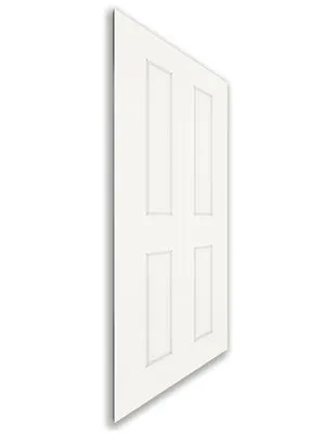 Holzschiebetür Nur Türblatt - Weiss Model 1022