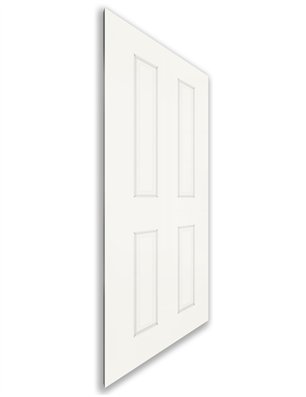 Holzschiebetür Nur Türblatt - Weiss  Model 1022