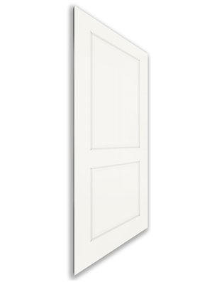 Holzschiebetür Nur Türblatt - Weiss  Model 1023