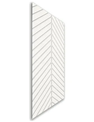 Holzschiebetür Nur Türblatt - Weiss Model 1024