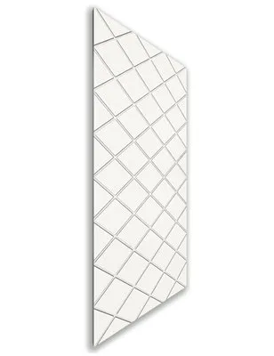 Holzschiebetür Nur Türblatt - Weiss Model 1025