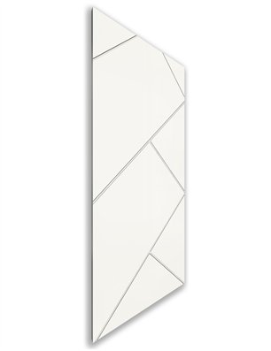 Holzschiebetür Nur Türblatt - Weiss  Model 1026