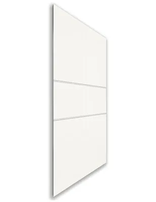 Holzschiebetür Nur Türblatt - Weiss Model 1032