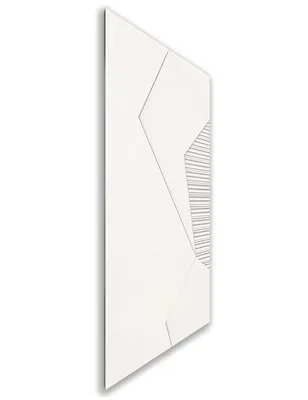 Holzschiebetür Nur Türblatt - Weiss Model 1033