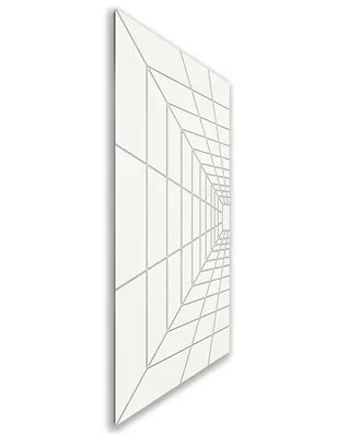 Holzschiebetür Nur Türblatt - Weiss Model 1034