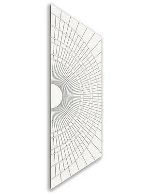 Holzschiebetür Nur Türblatt - Weiss Model 1036