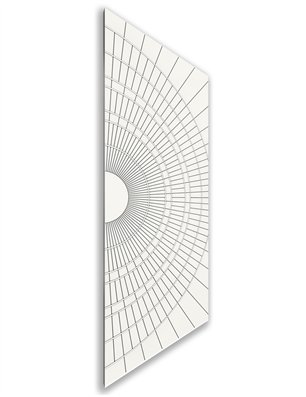 Holzschiebetür Nur Türblatt - Weiss  Model 1036