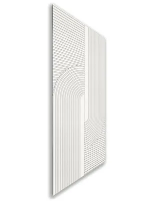 Holzschiebetür Nur Türblatt - Weiss Model 1040