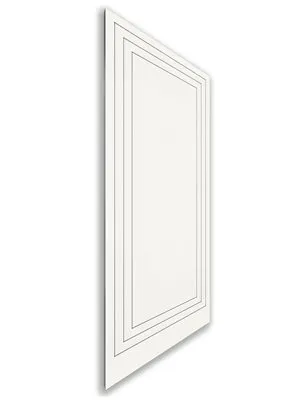 Holzschiebetür Nur Türblatt - Weiss Model 1041