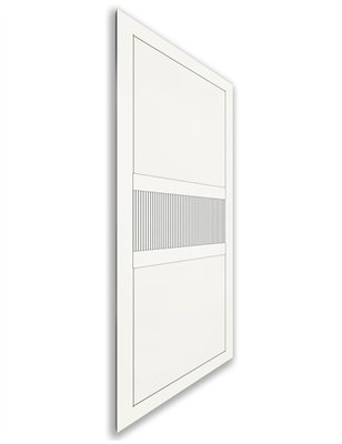 Holzschiebetür Nur Türblatt - Weiss  Model 1042