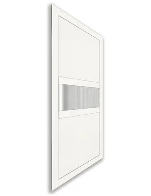 Holzschiebetür Nur Türblatt - Weiss Model 1042