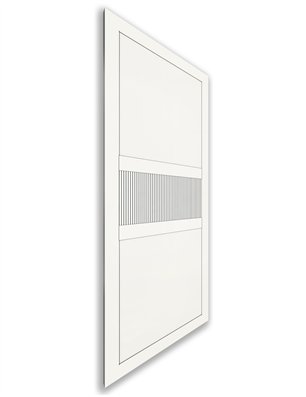 Holzschiebetür Nur Türblatt - Weiss  Model 1042
