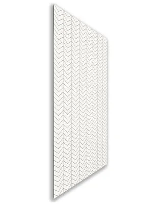 Holzschiebetür Nur Türblatt - Weiss Model 1043