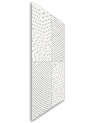 Holzschiebetür Nur Türblatt - Weiss  Model 1050