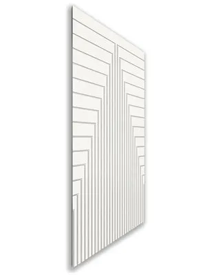 Holzschiebetür Nur Türblatt - Weiss Model 1052