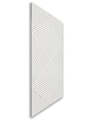 Holzschiebetür Nur Türblatt - Weiss Model 1054