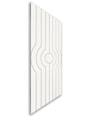 Holzschiebetür Nur Türblatt - Weiss Model 1055