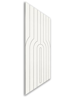 Holzschiebetür Nur Türblatt - Weiss  Model 1056