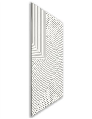 Holzschiebetür Nur Türblatt - Weiss  Model 1058