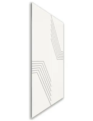 Holzschiebetür Nur Türblatt - Weiss Model 1060