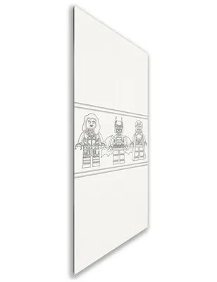 Holzschiebetür Nur Türblatt - Weiss Model 1063