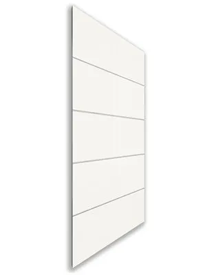 Holzschiebetür Nur Türblatt - Weiss Model 1066