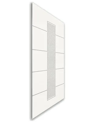 Holzschiebetür Nur Türblatt - Weiss Model 1067