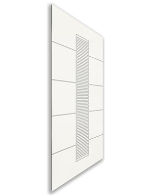 Holzschiebetür Nur Türblatt - Weiss  Model 1067