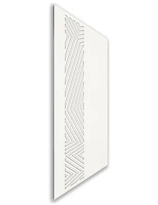 Holzschiebetür Nur Türblatt - Weiss Model 1070