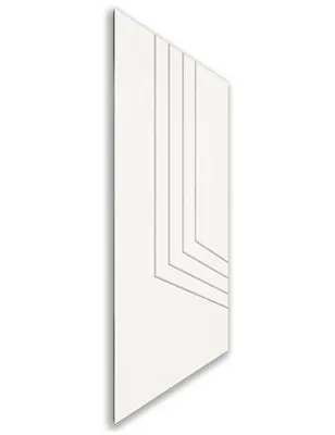 Holzschiebetür Nur Türblatt - Weiss Model 1073