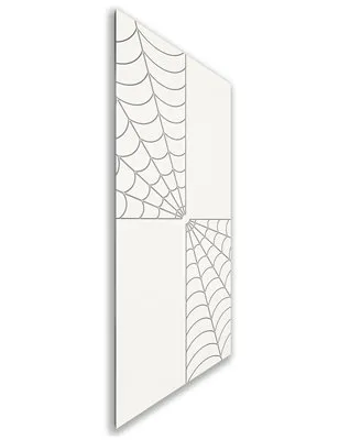 Holzschiebetür Nur Türblatt - Weiss Model 1076