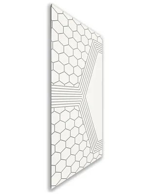 Holzschiebetür Nur Türblatt - Weiss Model 1080