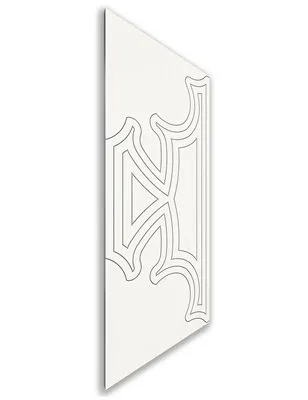 Holzschiebetür Nur Türblatt - Weiss Model 1086