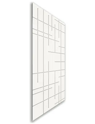 Holzschiebetür Nur Türblatt - Weiss Model 1087